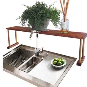 Shelf Multi Purpose or Over-the-Sink Shelf Rustic Pine Wood Shelf